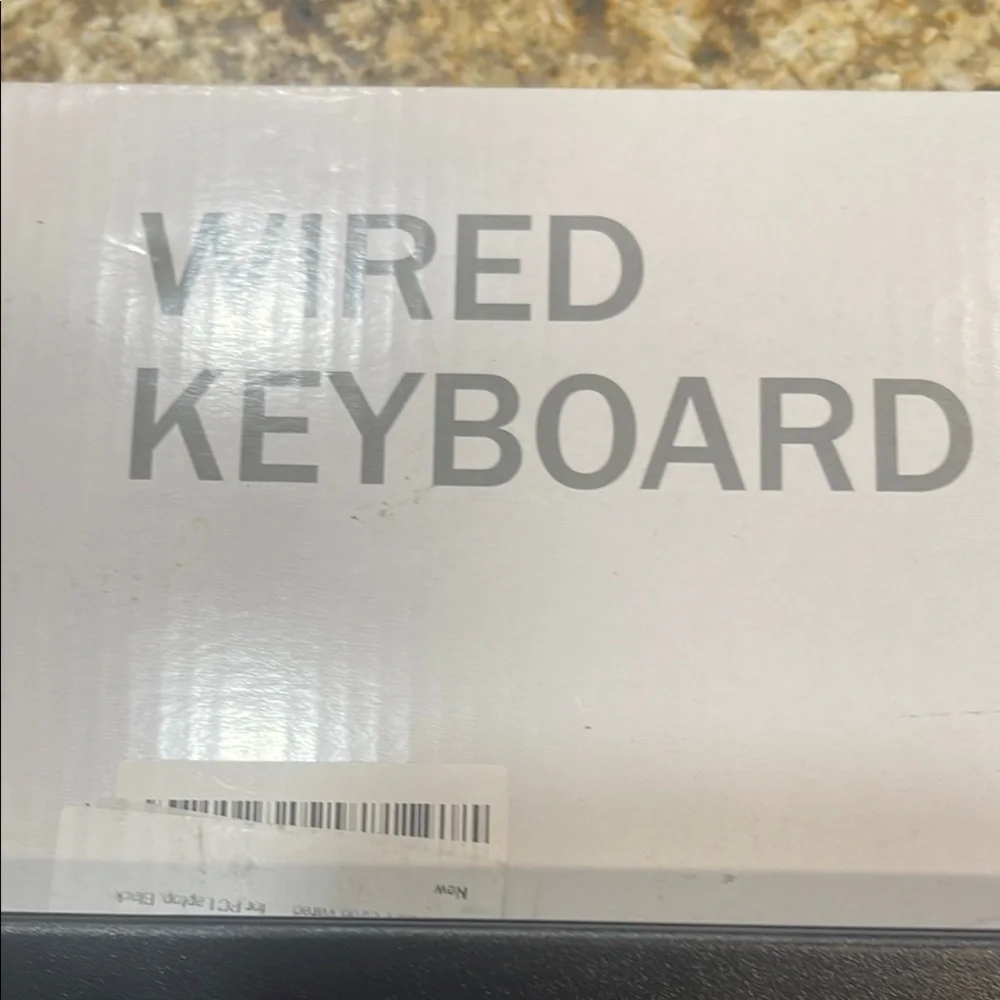 Black Wired Keyboard